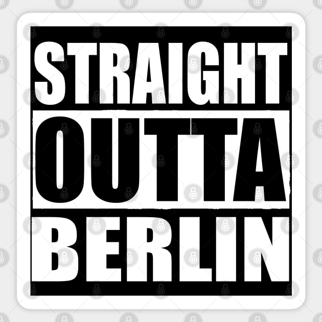 STRAIGHT OUTTA BERLIN GERMANY Sticker by PlanetMonkey